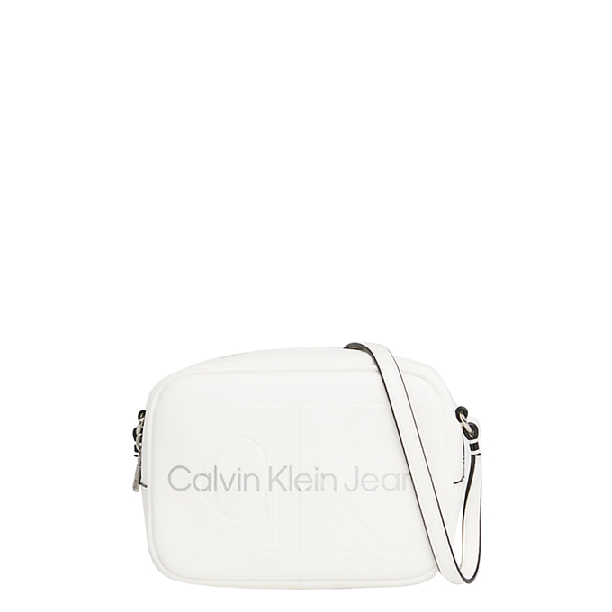 Calvin Klein Sculpted Camera Bag1 white/silver logo - 1