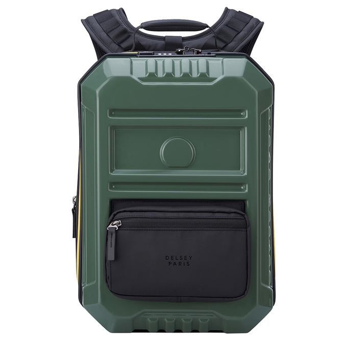 Delsey Rempart Backpack Expandable Hybrid army - 1