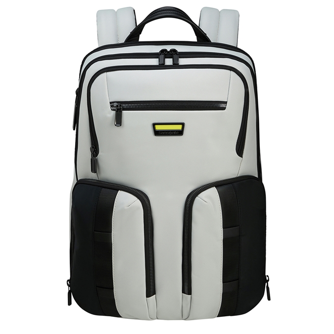 Samsonite Urban-Eye Backpack 15.6" 2 Pockets light grey/lime - 1