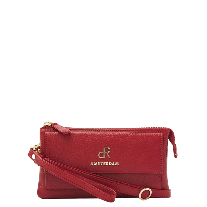 dR Amsterdam Mint Shoulderbag/Clutch tango red - 1