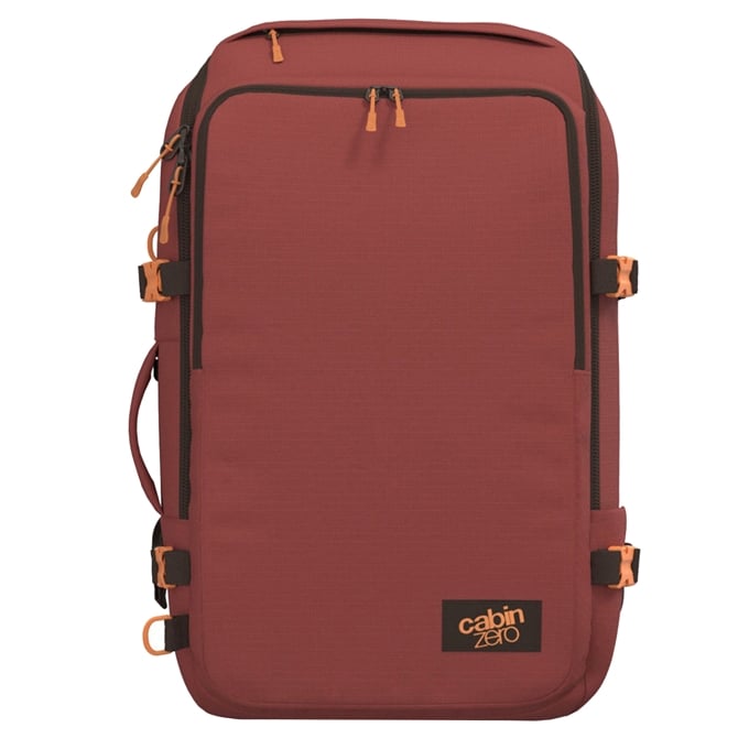 CabinZero Adventure Pro 42L Cabin Backpack sangria red - 1