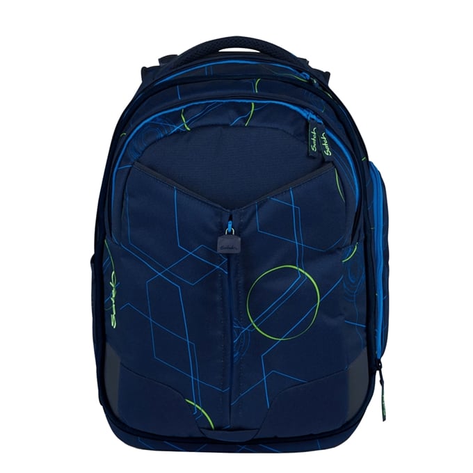 Satch Match School Backpack blue tech - 1