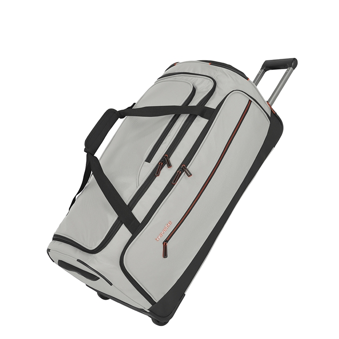 Travelite Crosslite 5.0 Wheeled Duffle L white sand - 1