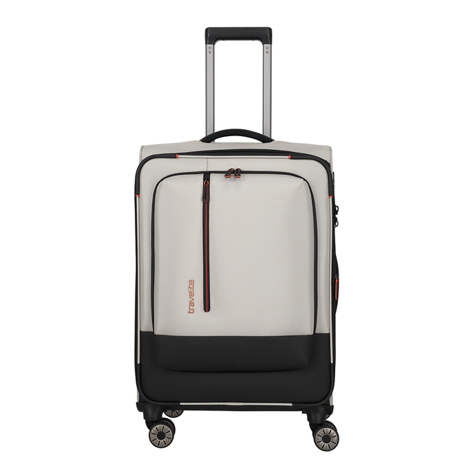 Travelite Crosslite 5.0 4w Trolley M white sand - 1