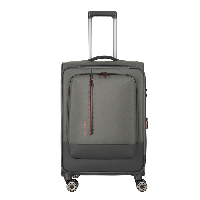 Travelite Crosslite 5.0 4w Trolley M dark olive - 1