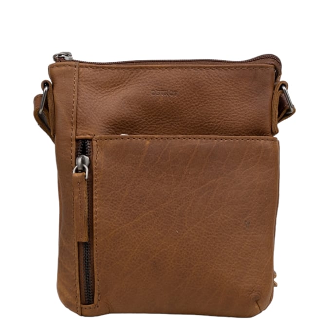 DSTRCT Preston Park Shoulder Bag/ Telephone Bag cognac - 1