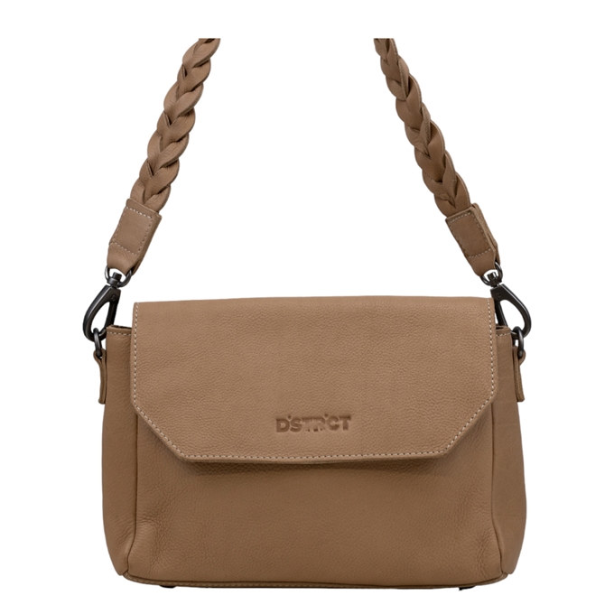 DSTRCT Preston Park Shoulder Bag Flap Bag L beige - 1