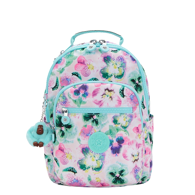 Kipling Seoul S aqua blossom - 1