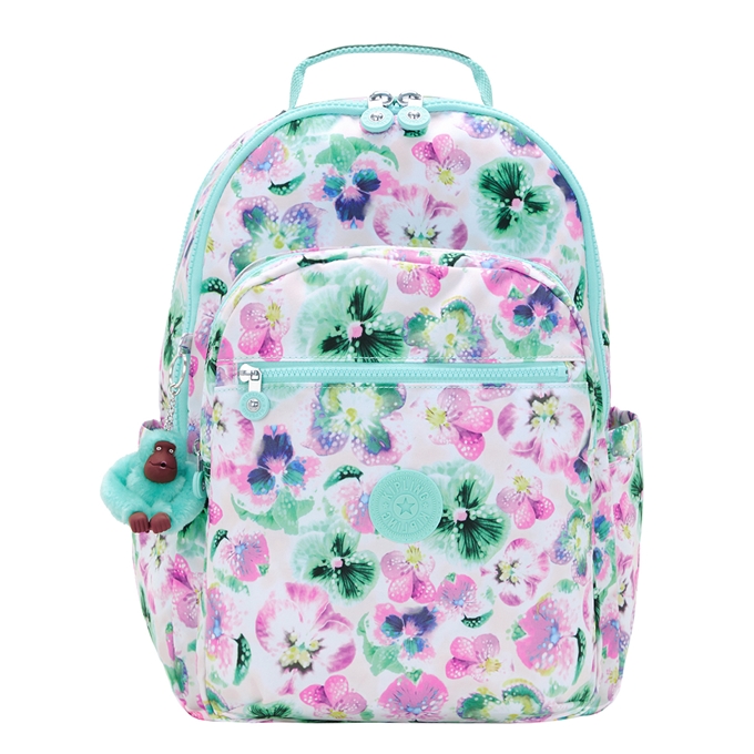 Kipling Seoul College aqua blossom - 1