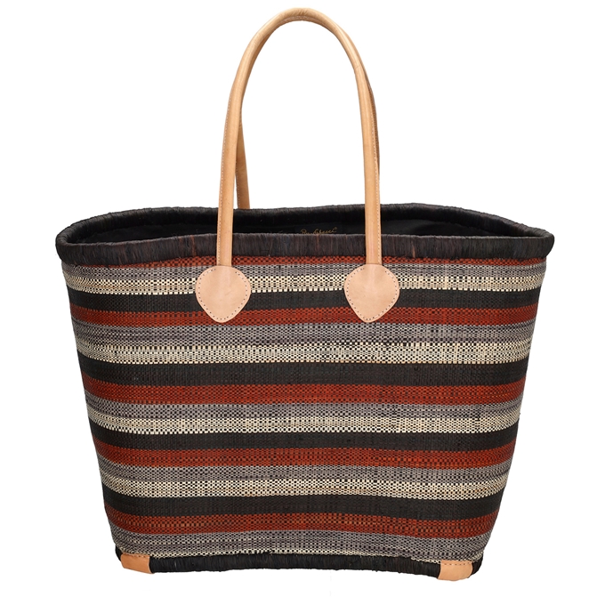 PE Florence Raffia Straw Basket XL caramel - 1