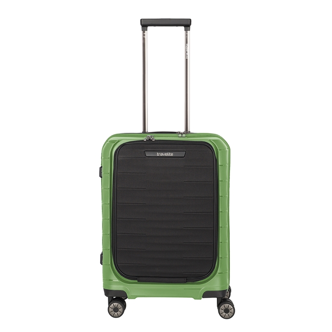 Travelite Mooby 4w Trolley S Frontpocket green - 1