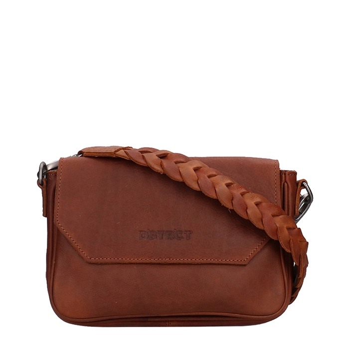 DSTRCT Preston Park Shoulder Bag Flap Bag M cognac - 1