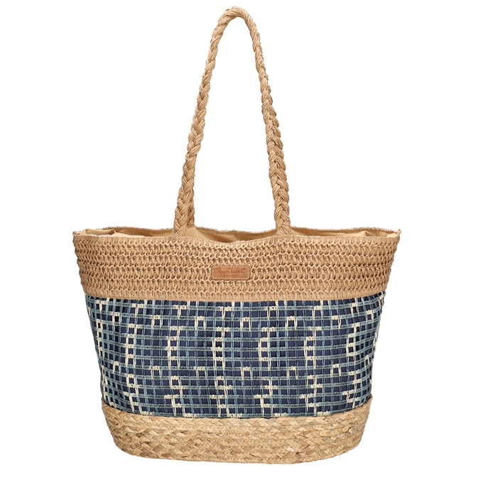 PE Florence Natural life Beachbag navy creme - 1