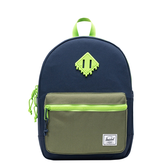 Herschel Supply Co. Heritage Kids Backpack black iris four leaf clvr twll Travelbags.be