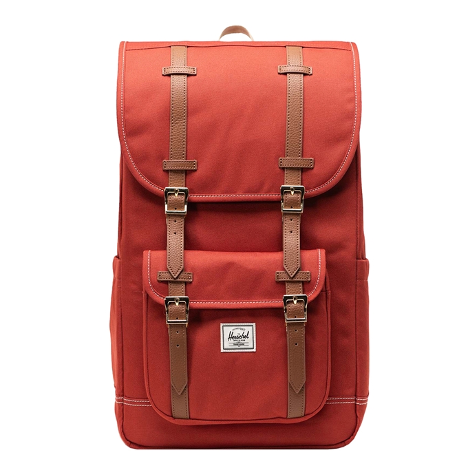 Herschel Supply Co. Little America Backpack red ochre/white stitch - 1