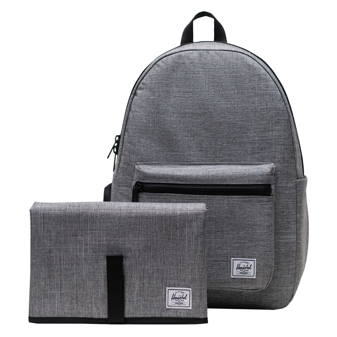 Herschel Supply Co. Settlement Backpack Diaper Bag raven crosshatch - 1