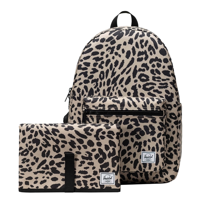 Herschel Supply Co. Settlement Backpack Diaper Bag leopard wave