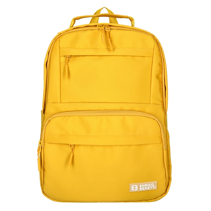 Enrico Benetti Aruba 22L Laptop Backpack 14" ochre yellow - 1