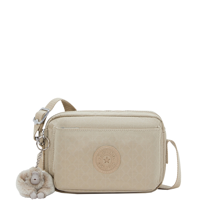 Kipling Abanu sign beige emb - 1