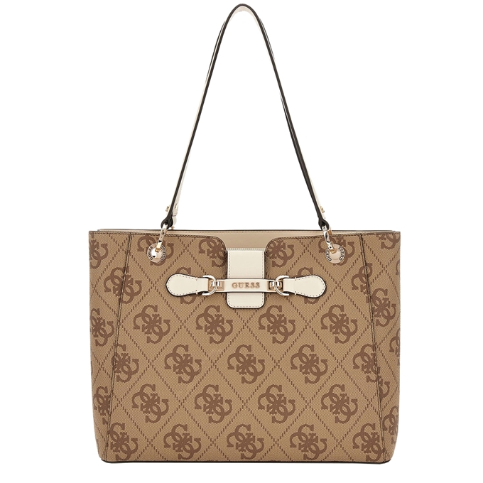 Guess Nolana Noel Tote latte logo/bone - 1