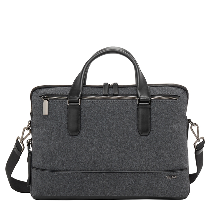 Tumi Harrison Sycamore Slim Brief dark charcoal - 1