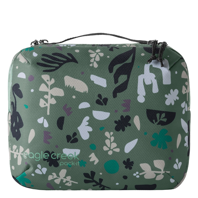 Eagle Creek Pack-It Trifold Toiletry Kit roots & shoots duck green - 1