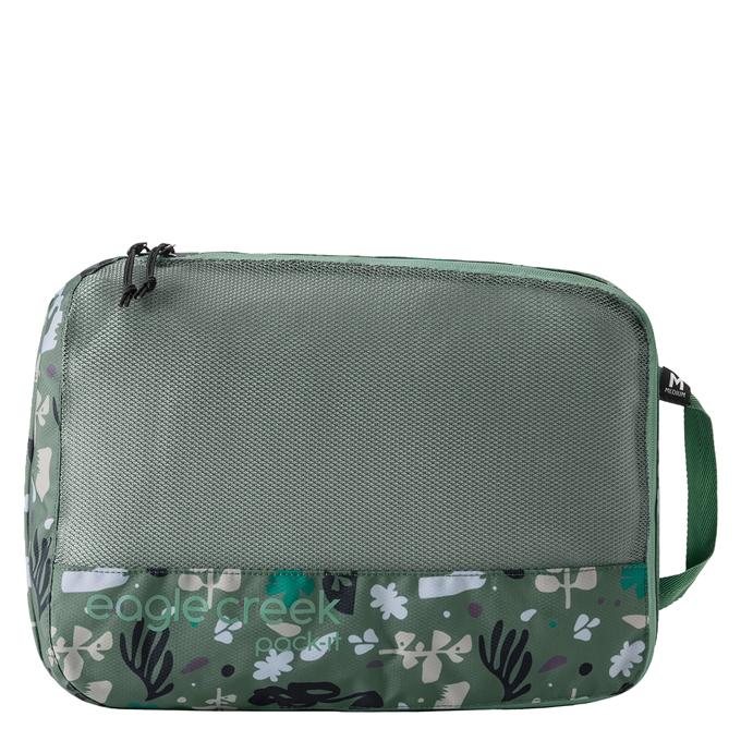 Eagle Creek Pack-It Reveal Clean/Dirty Cube M roots & shoots duck green - 1