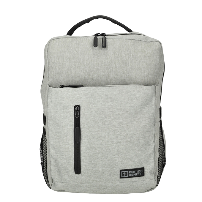 Enrico Benetti Newcastle 22L Laptop Backpack 15" light grey - 1