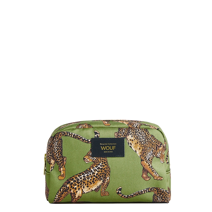 Wouf Olive Leopard Toiletry Bag multi - 1