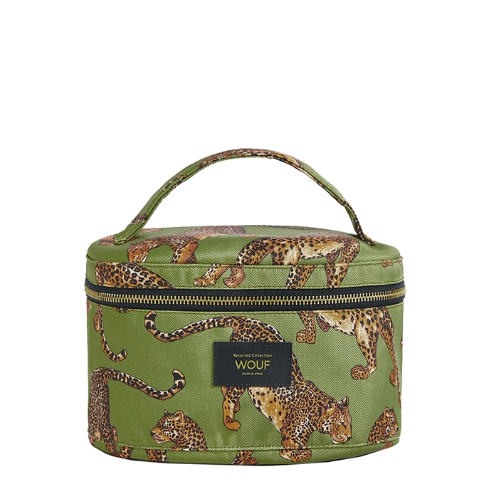 Wouf Olive Leopard Vanity Bag multi - 1