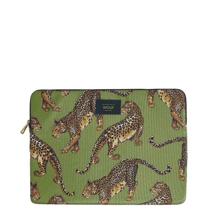 Wouf Olive Leopard Laptop Sleeve 15-16" multi - 1