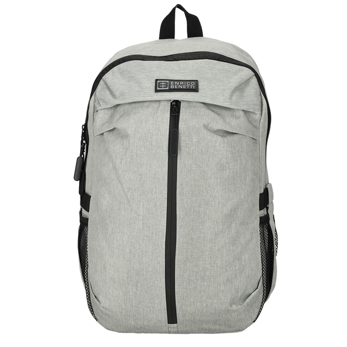 Enrico Benetti Newcastle Laptop Backpack 15" light grey - 1