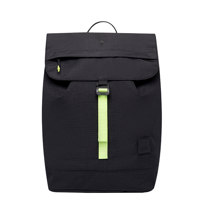 Lefrik Scout Vandra Backpack black lime ripstop - 1