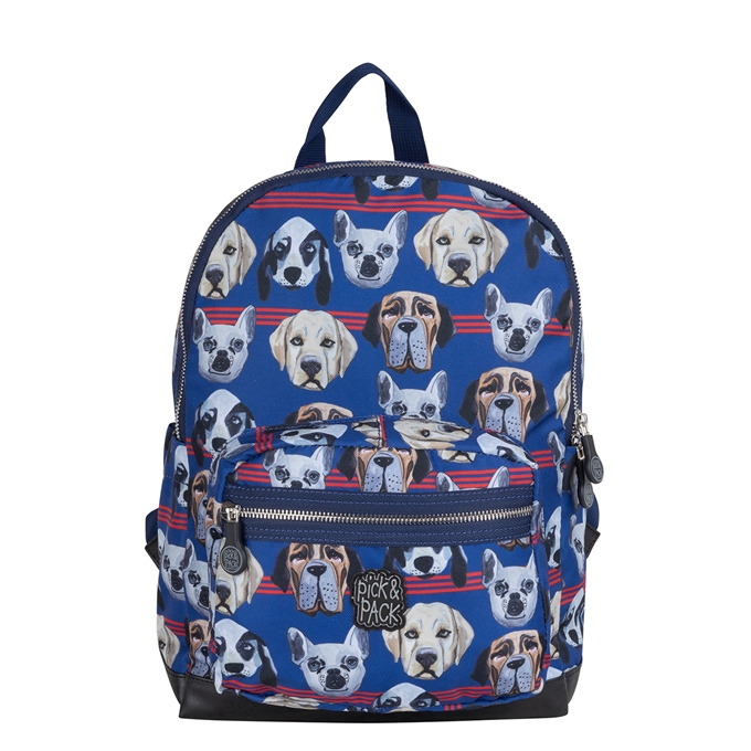 Pick & Pack Doggie Mood Backpack M denim blue - 1