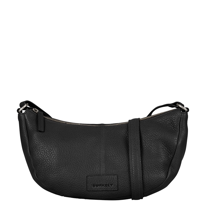 Round black leather crossbody bag sale