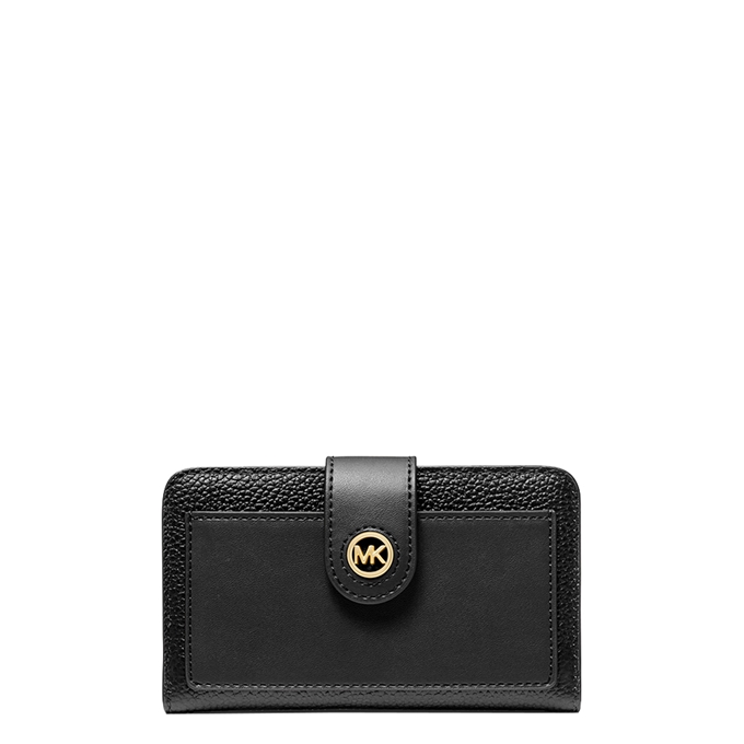 Michael Kors MK Charm MD Tab Pckt Bifold black - 1