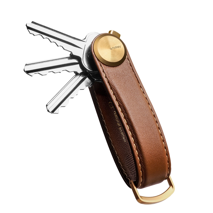 Orbitkey Key Organiser Pro Leather cedar - 1