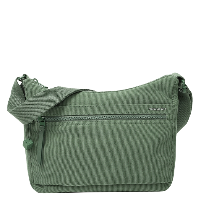 Hedgren Harper's RFID Shoulder Bag S corduroy duck green - 1