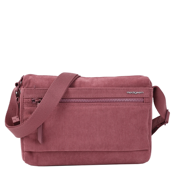 Hedgren Eye RFID Shoulder Bag Medium corduroy dusty rose - 1