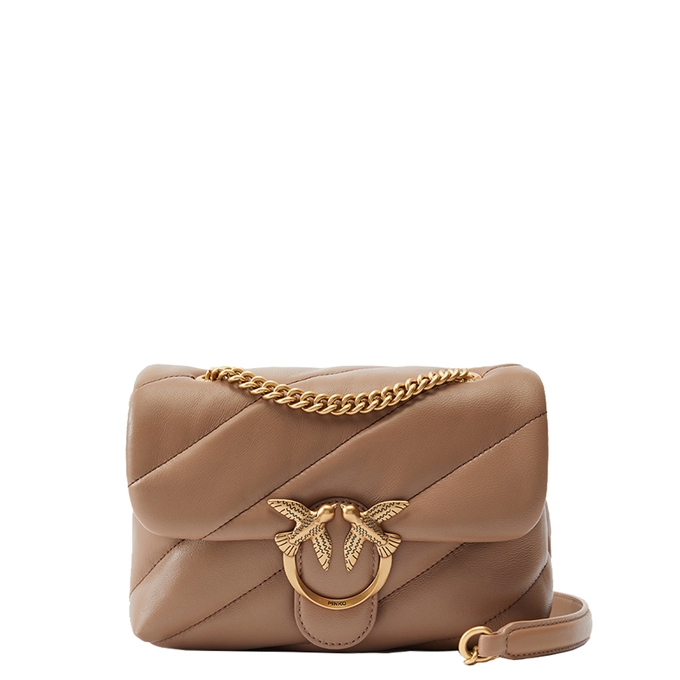 Pinko Love Puff Mini Cl ginger biscuit-antique gold - 1