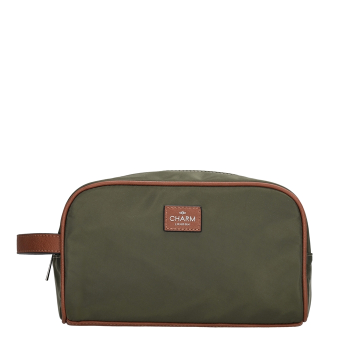 Charm London Buckingham Toiletbag olivegreen - 1