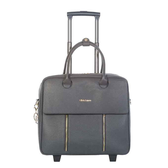 Olivia Lauren Whitley Business Trolley grey - 1