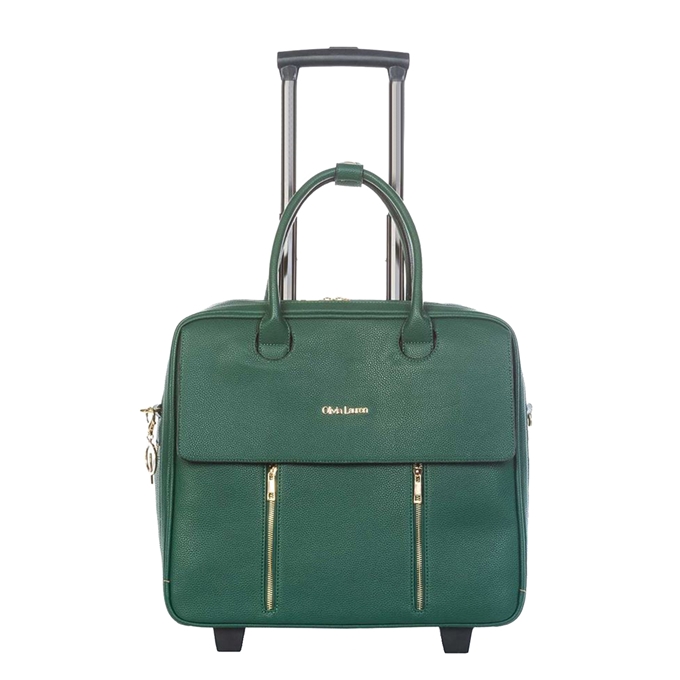 Olivia Lauren Shyla Business Trolley dark green - 1