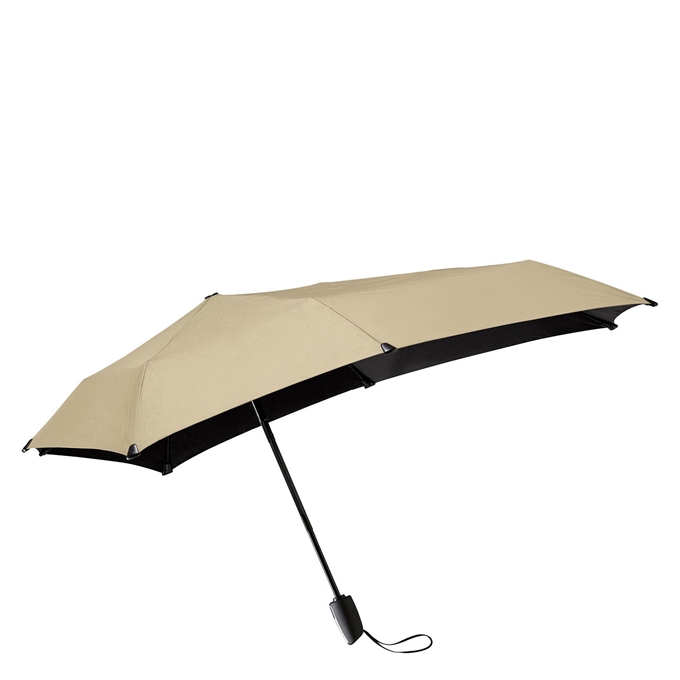 Senz Mini Automatic Foldable Storm Umbrella champagne brown - 1