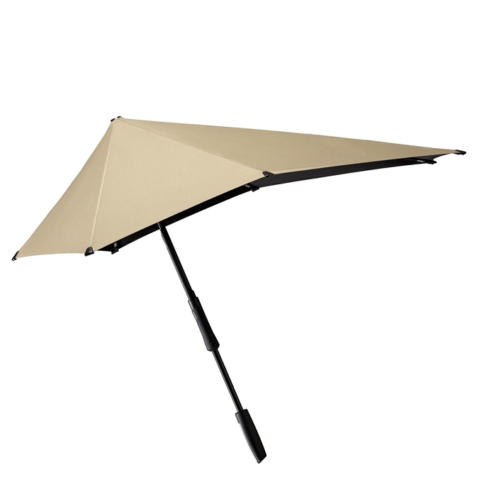 Senz Large Stick Storm Umbrella champagne brown - 1