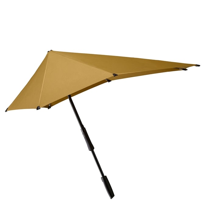 Senz Large Stick Storm Umbrella golden palm - 1