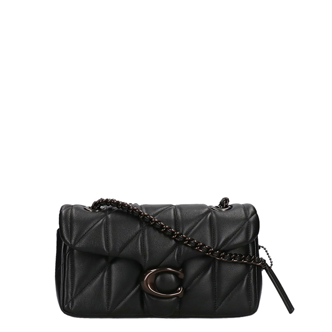 Coach Tabby 20 Shoulderbag With Chain Quilting black