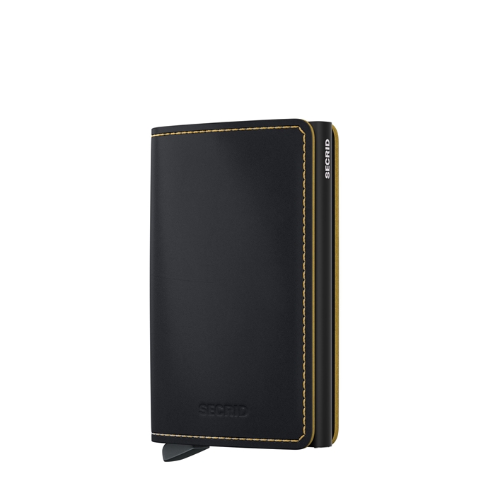 Secrid Slimwallet Matte black ochre - 1