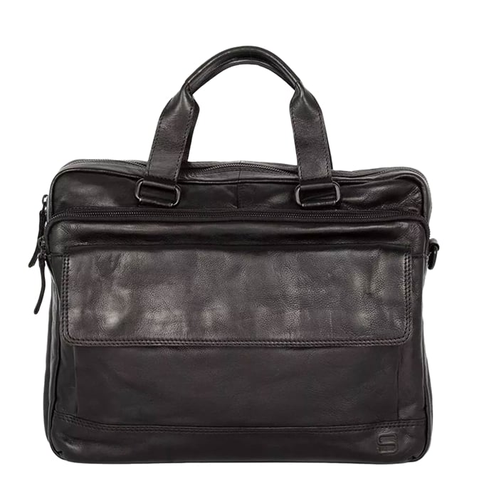 Spikes & Sparrow Kevin Business Laptopbag 15,6" black - 1