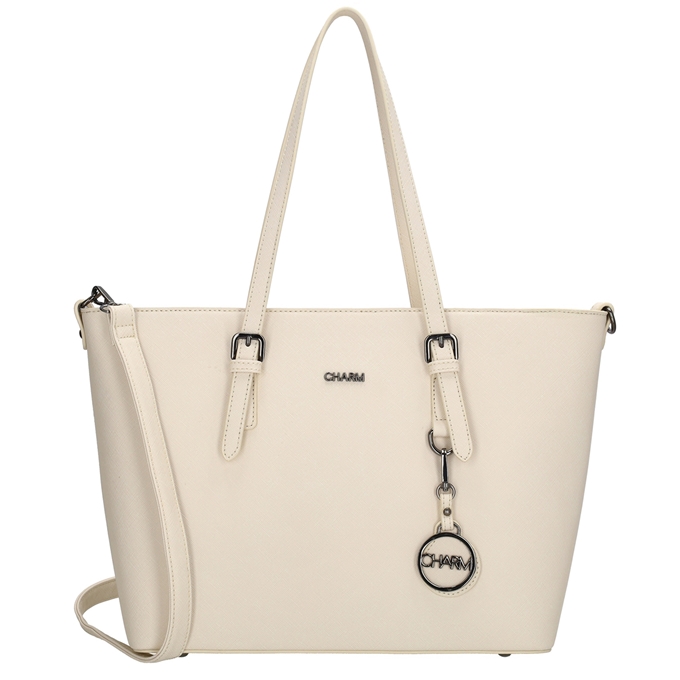 Charm London Birmingham Shopper creme - 1